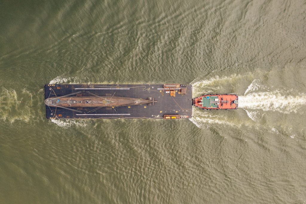 Die letzte Reise der U-17: Ein U-Boot findet ein neues Zuhause Hoek van Holland Dordrecht 01.05.23 62