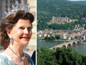 Königin Silvia Von Schweden und ein blick auf Heidelberg