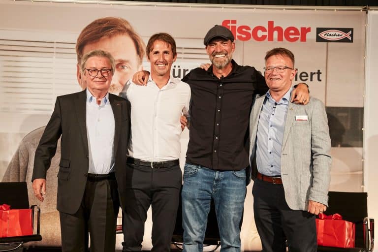 Jürgen Klopp: Ein Heimspiel zum 75. Jubiläum der fischer Gruppe