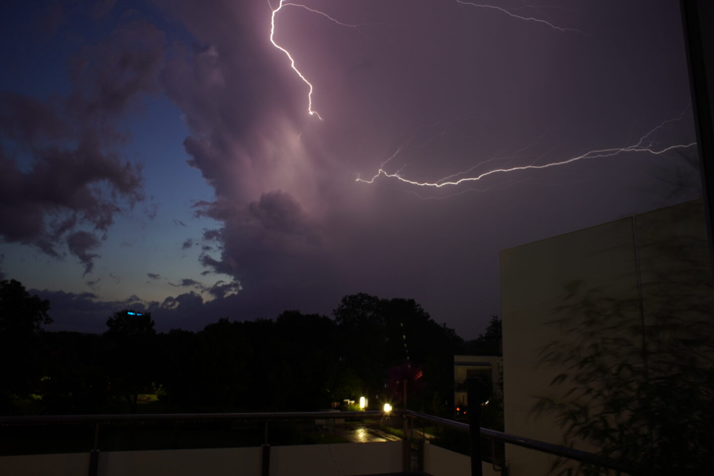 Gewitter über Bad Dürrheim