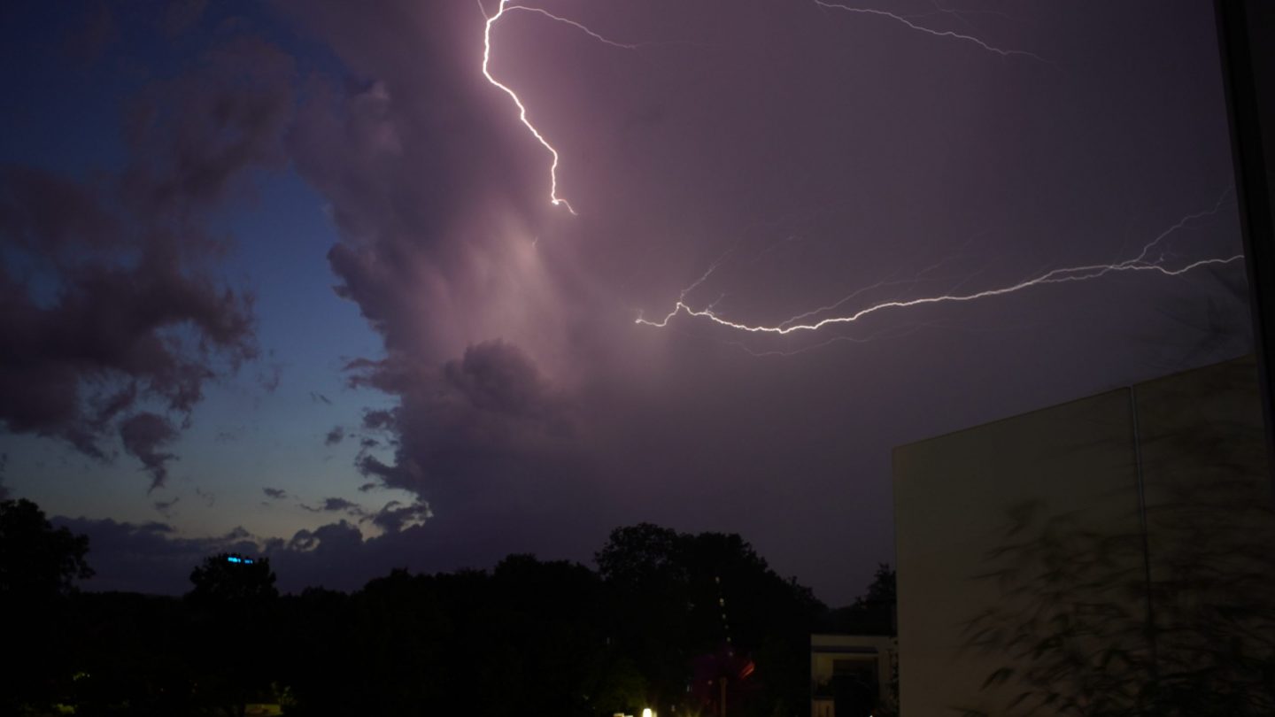 Gewitter über Bad Dürrheim