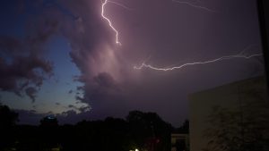 Gewitter über Bad Dürrheim
