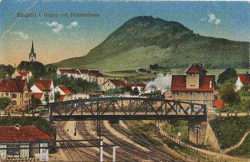 Bahnhof Engen um 1900