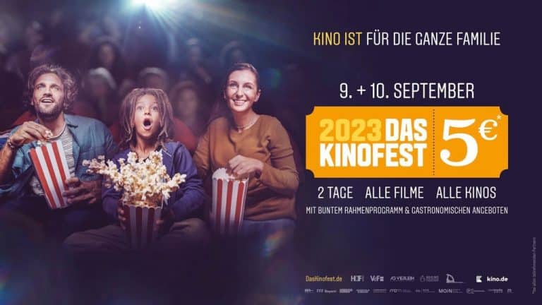 Nur 5 Euro für Blockbuster? Das Kinofest 2023 sprengt ALLE Regeln! Nur 5 Euro für Blockbuster? Das Kinofest 2023 sprengt ALLE Regeln!
