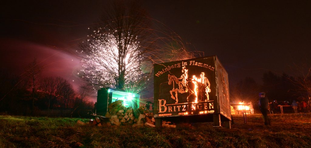 Weinberg in Flammen 
