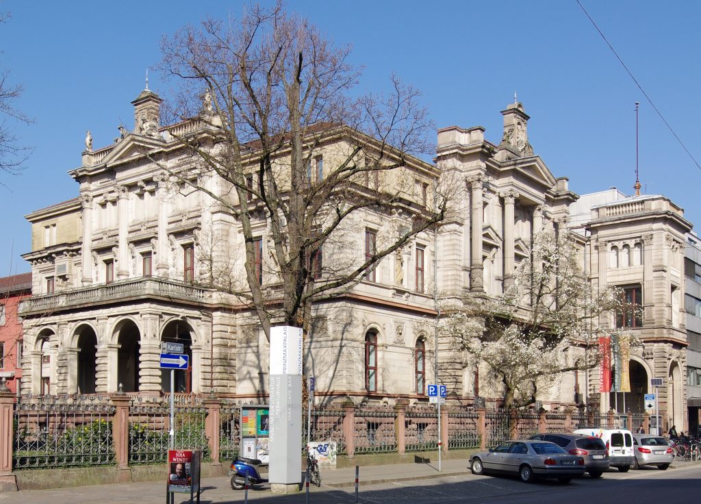 Prinz-Max-Palais: Amtssitz des Bundesverfassungsgericht von 1951 bis 1969: das Prinz-Max-Palais in Karlsruhe
