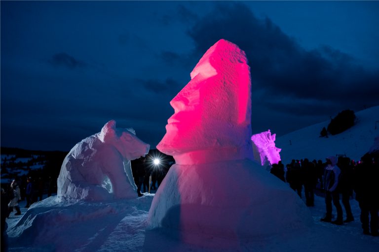 Bernau im Schwarzwald: Schneeskulpturen-Festival 2024 – eiskaltes Comeback nach der Pause