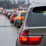 Stau auf der Autobahn