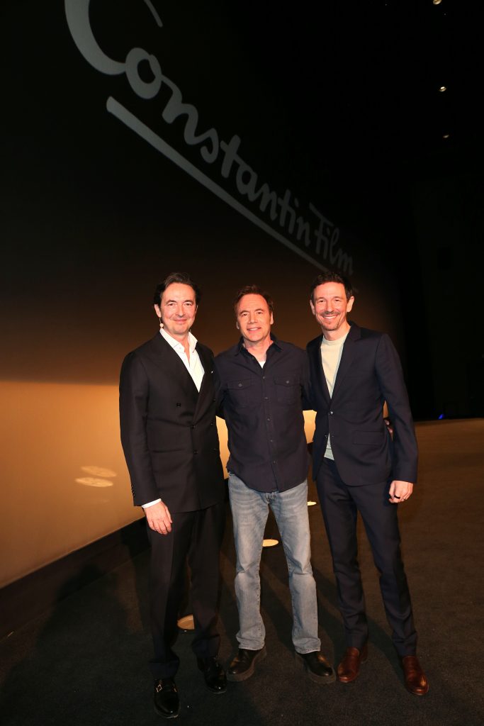 Martin Bachmann, Michael Bully Herbig und Oliver Berben beid er Constantin Film Tradeshow 2024
