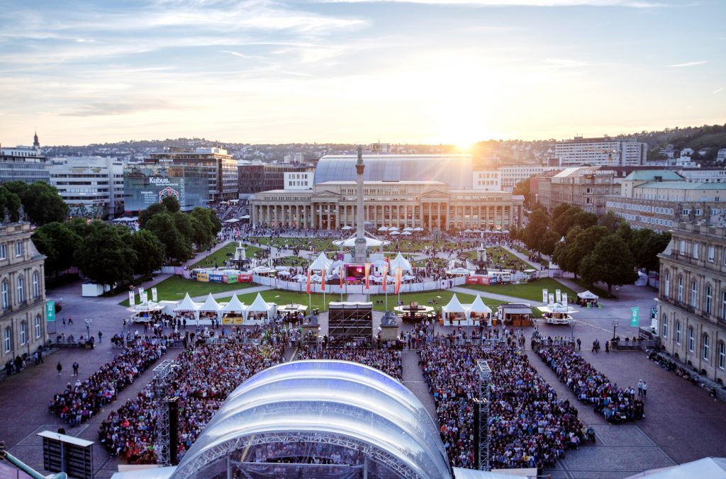 SWR Sommerfestival 2021 auf dem Stuttgarter Schlossplatz
