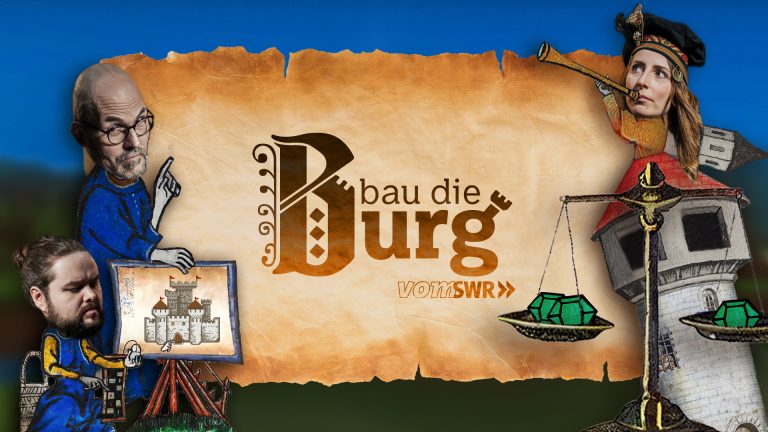 „Bau die Burg“ – Die spannende Gaming-Challenge trifft auf lebendige Geschichte, jetzt auf YouTube und ab 19.2. auf Twitch!