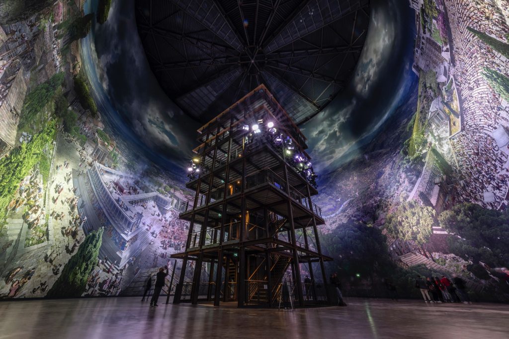 Ein Jahr "Pergamon" in Pforzheim: 360°-Panorama der antiken Metropole zieht über 110.000 Besucher an! 1 Ein Jahr "Pergamon" in Pforzheim: 360°-Panorama der antiken Metropole zieht über 110.000 Besucher an! Blick auf Besucherturm%C2%A9asisi