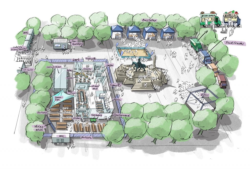 „Die ganze Stadt ein Stadion“: Fußball-Fieber in Stuttgart – Die EM 2024 verspricht ein grandioses Sommer-Highlight 4 Für all diejenigen, die den Fußball mal für einige Augenblicke in den Hintergrund schieben wollen, dietet die Fan Zone Karlsplatz einen Raum für Culture & Music.