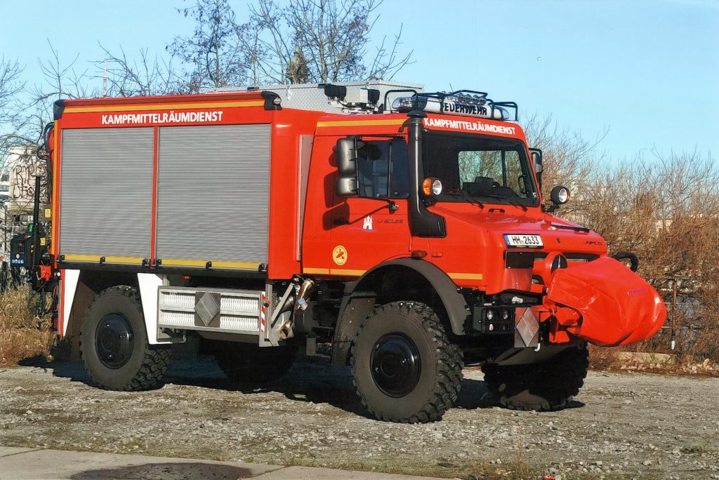 Unimog Kampfmittelräumdienst