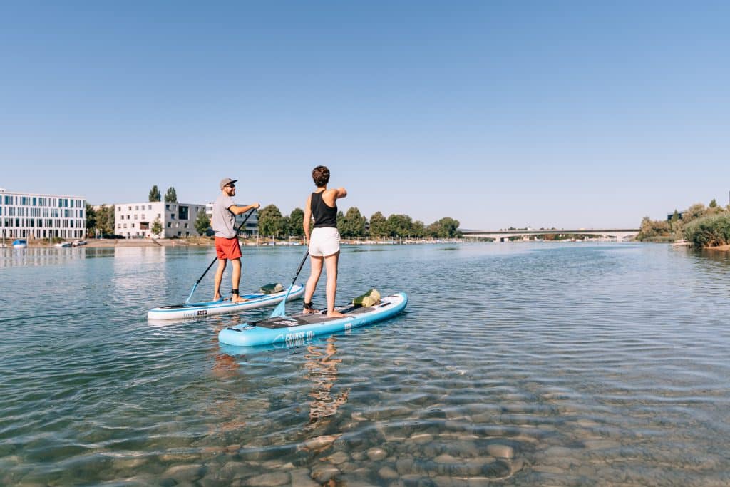 Erfrischung in Konstanz: 4 coole Tipps für heiße Sommertage Konstanz Seerhein SUP 03 Copyright MTK Leo Leister