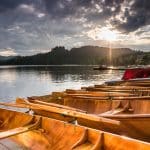 Sonnenuntergang am Titisee
