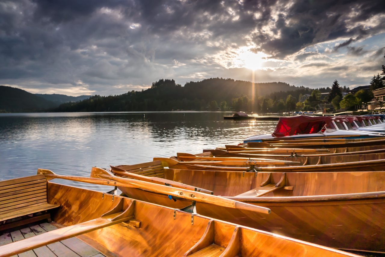 Sonnenuntergang am Titisee