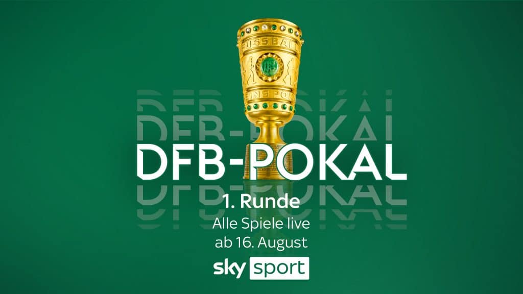 Alle Spiele, Alle Tore: Der DFB-Pokal live bei Sky – plus DFL Supercup Leverkusen gegen Stuttgart in UHD/HDR