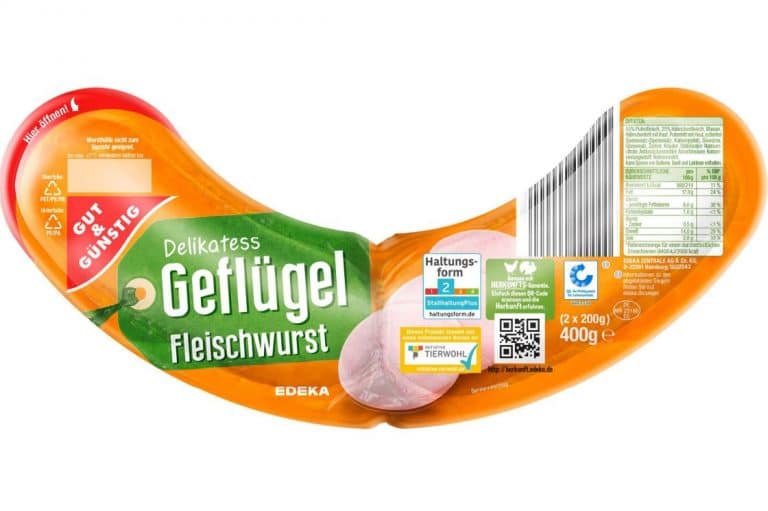 Rückrufaktion bei GUT&GÜNSTIG Geflügel-Fleischwurst: Vorsicht beim Verzehr
