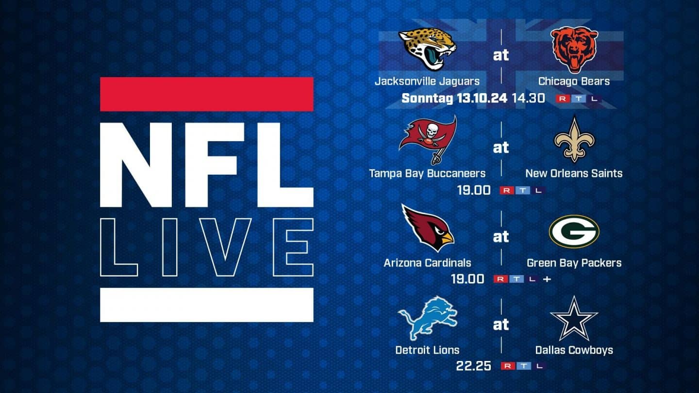London Calling: NFL Live auf RTL – Football-Fieber in Europa!