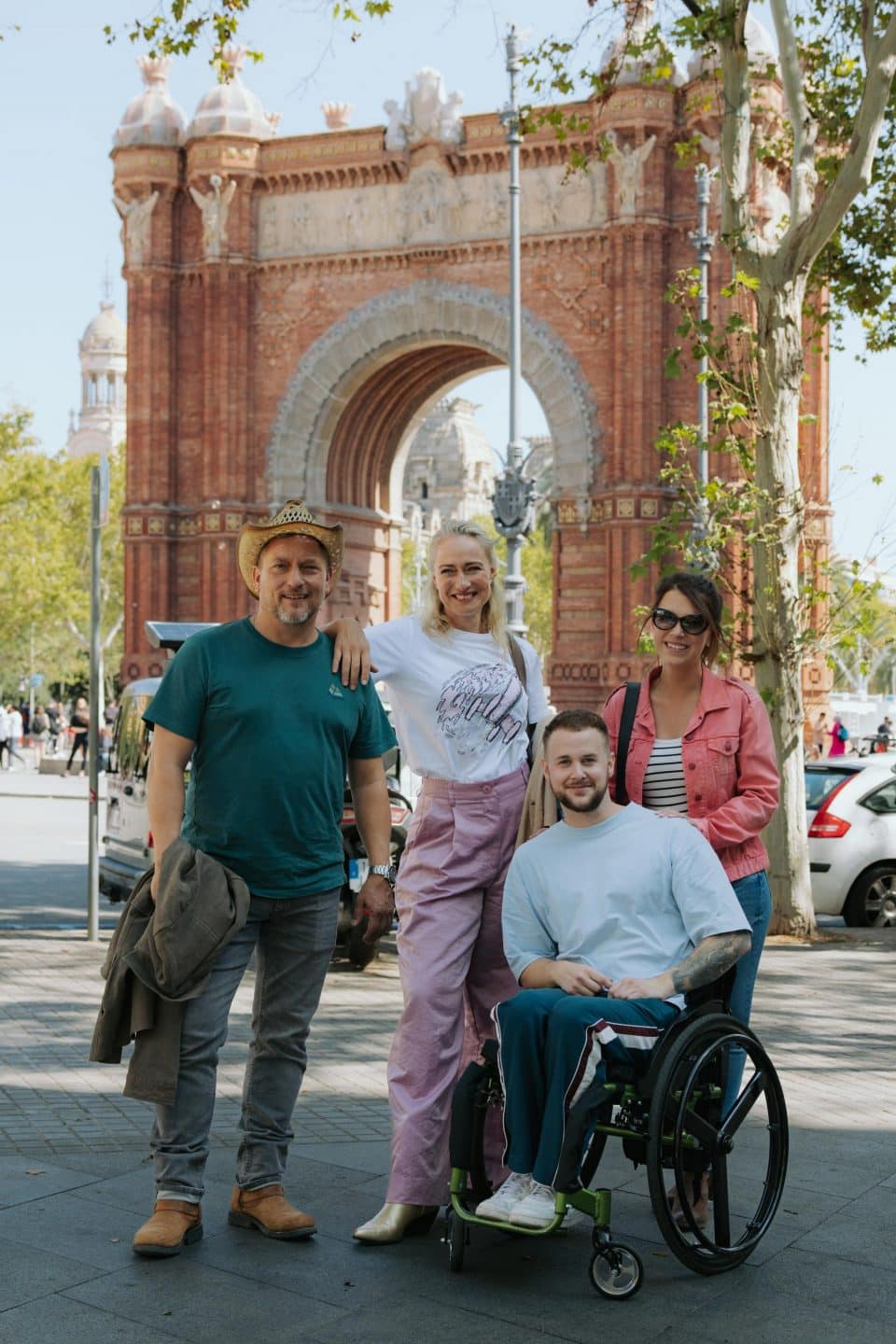 V.l.: Lars Pape (spielt "Michael 'Michi' Bode"), Eva Mona Rodekirchen (spielt "Maren Seefeld"), Felix van Deventer (spielt "Jonas Seefeld"), Iris Mareike Steen (spielt "Lilly Seefeld")
