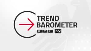 "RTL/ntv-Trendbarometer"-Logo +++ Die Verwendung des sendungsbezogenen Materials ist nur mit dem Hinweis und Verlinkung auf RTL+ gestattet. +++