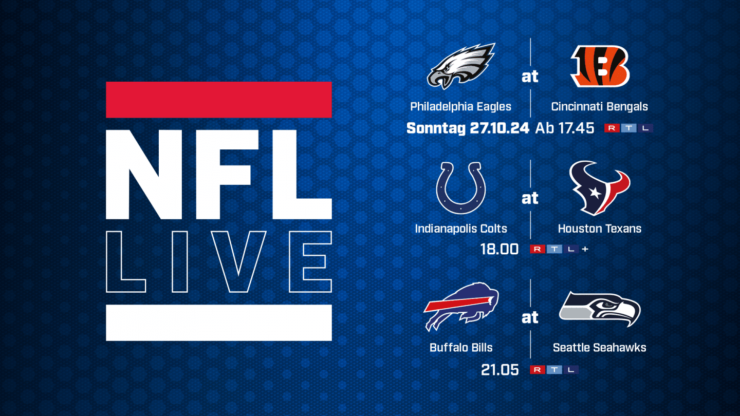 NFL Week 8: Packendes Duell! Bills gegen Seahawks live – Kickoff schon um 21 Uhr!