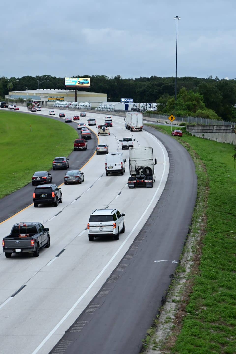 Hurrikan Milton erreicht Florida: Zerstörerische Winde und Fluten erzwingen Massen-Evakuierungen Interstate 4 Hurricane Milton evacuation ESU 1