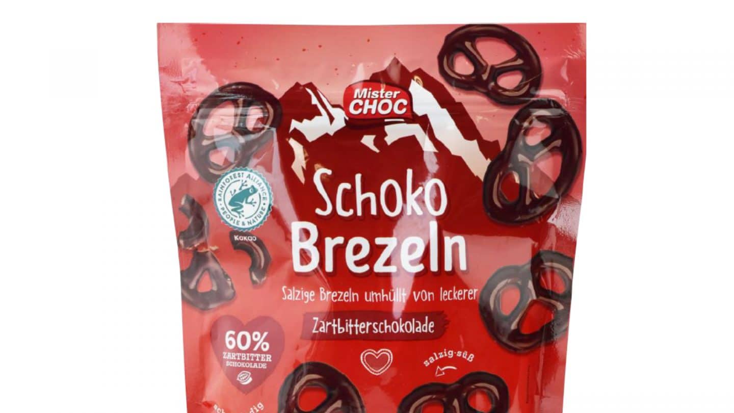 Achtung: Brennendes Gefühl im Mund! Lidl ruft MisterChoc Schoko Brezeln zurück