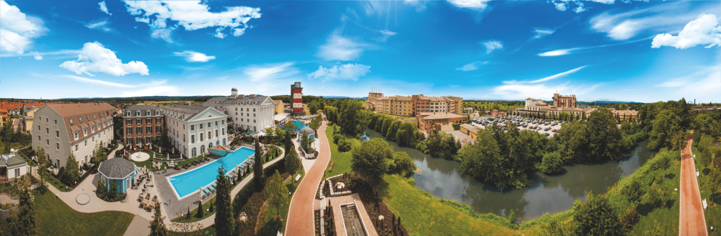 Die Europa-Park Hotels bilden zusammen das größte zusammenhängende Hotel-Resort Deutschlands
