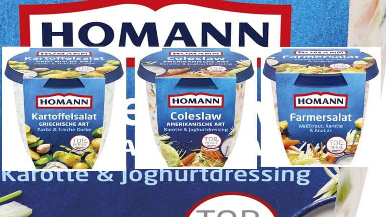Rückruf bei Homann: Metallstücke in beliebten Feinkost-Salaten entdeckt – Verzehr kann zu Verletzungen führen!