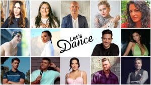 Ein Bild mit 14 Teilnehmern der neuen "Let's Dance"-Saison. Die Prominenten aus Schauspiel, Musik, Sport und Show sind in zwei Reihen um das "Let's Dance"-Logo angeordnet. Sie repräsentieren die bunte Vielfalt der Teilnehmer, die sich auf das Tanzabenteuer freuen.