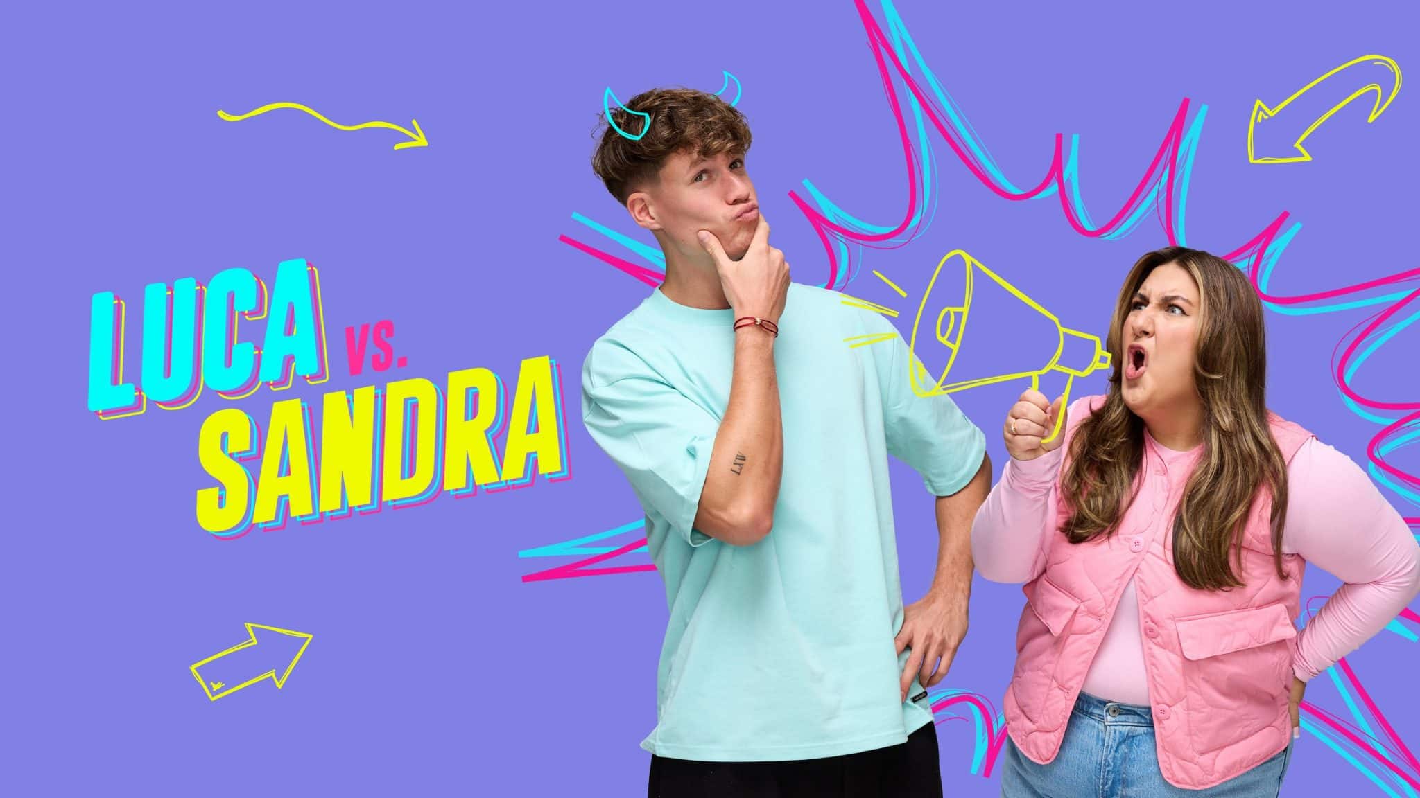 Neue Show auf RTL+: laserluca vs. selfiesandra – Wer meistert die ...