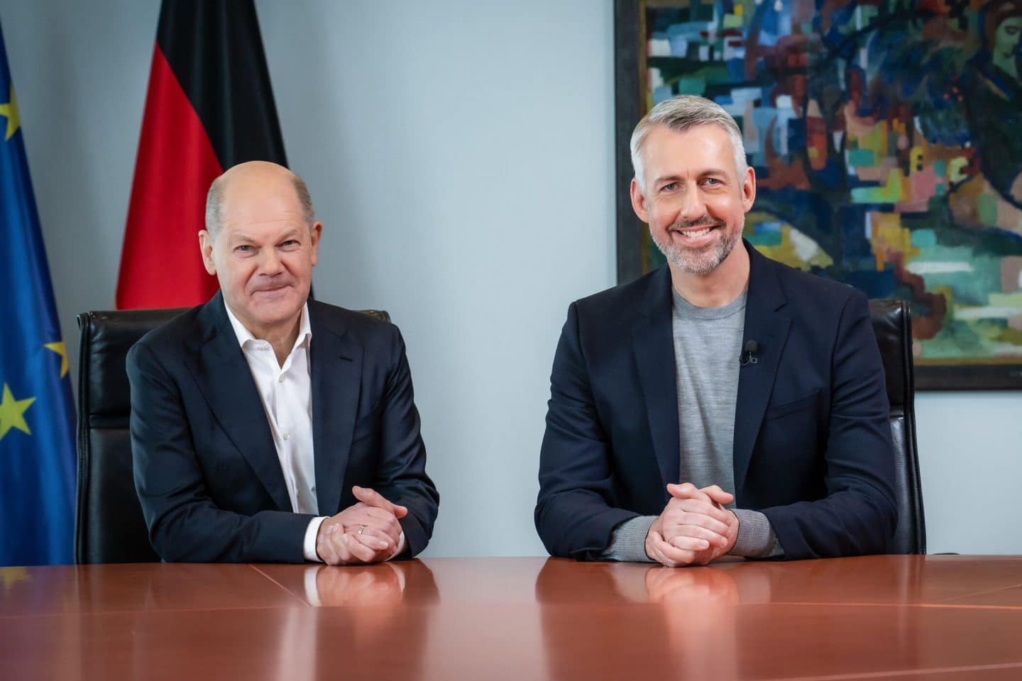 TV total im Kanzleramt: Pufpaff trifft Scholz – „Lord Valium von Schnarchistan endlich wachgerüttelt“