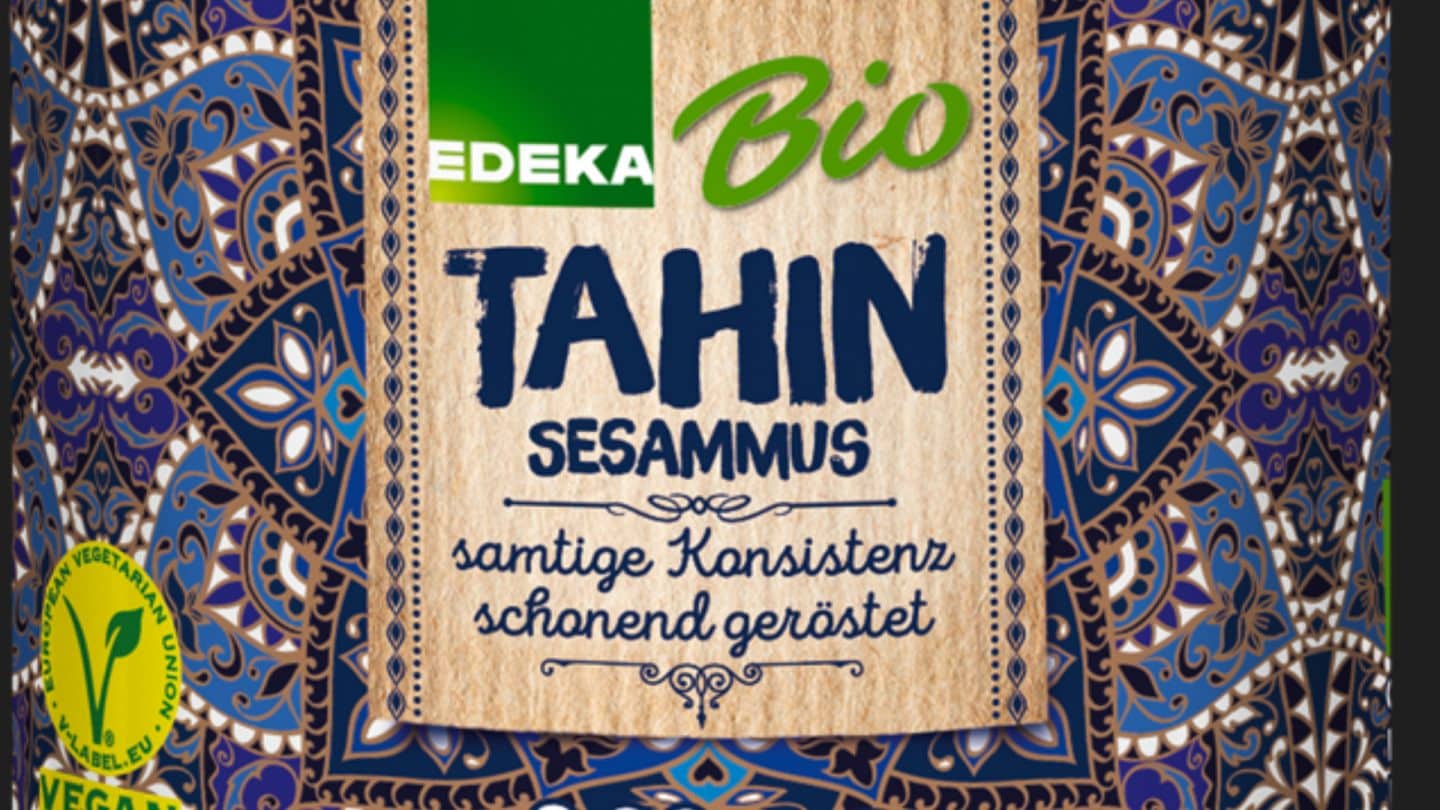 Rückruf bei Edeka: Salmonellen in Sesammus – Gefahr von Brechdurchfall!