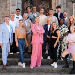 V.o.l.: Ralf Bauer, Younes Zarou, Jorge González, Thaddäus Meilinger, Wayne Carpendale, Timon Krause, Joe laschet, Martina Voss-Tecklenburg, Jan Hofer, Janin Ullmann, Motsi Mabuse, Mirja du Mont, Joachim Llambi, Charlotte Würdig, Sonja Zietlow, Sandy Mölling und Marie Reim