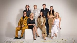 V.l.: Ralf Dümmel, Nils Glagau, Dagmar Wöhrl, Tillman Schulz, Judith Williams, Carsten Maschmeyer, Tijen Onaran, Janna Ensthaler