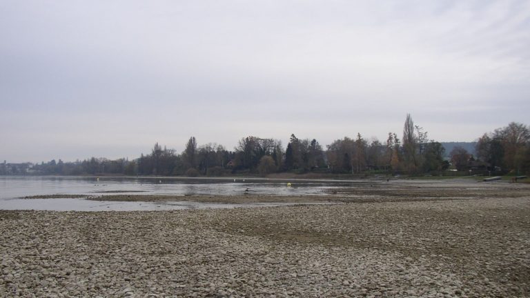 Niedrigwasser Bodensee