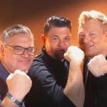 V.l.: Elton, Tim Mälzer und Knossi