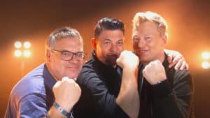 V.l.: Elton, Tim Mälzer und Knossi