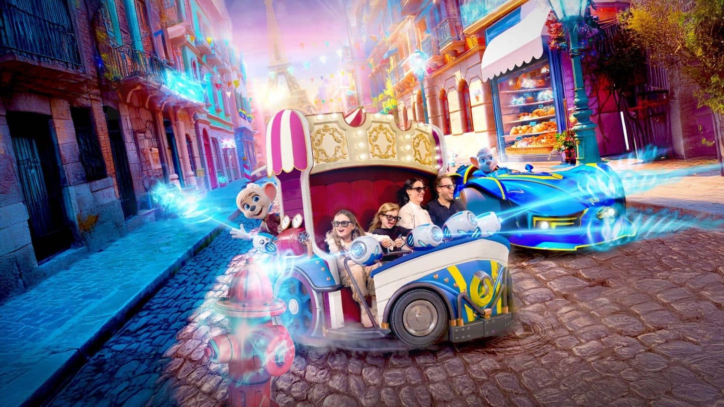 3D-Neuheit im Europa-Park: Diese Attraktion lässt Familien jetzt durch Europa rasen PM25 Gaeste Teil von EDventure 01