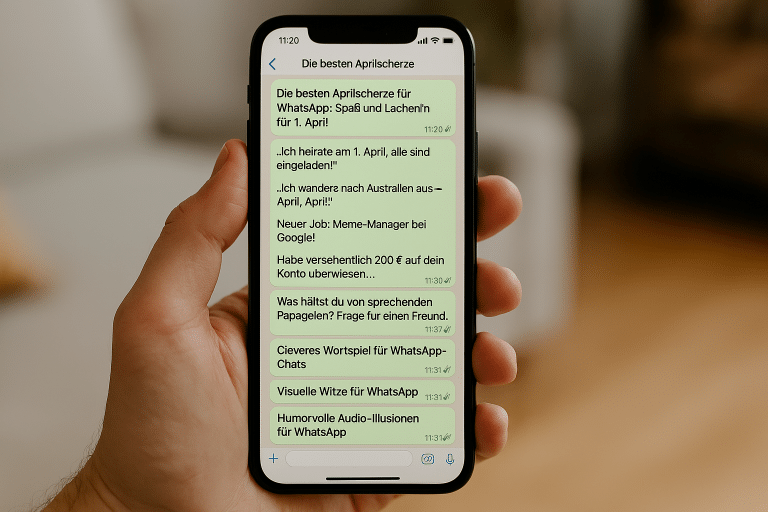 Die besten WhatsApp-Aprilscherze 2025: Neue Streiche für garantiert gute Laune