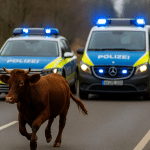 Polizei jagt rind