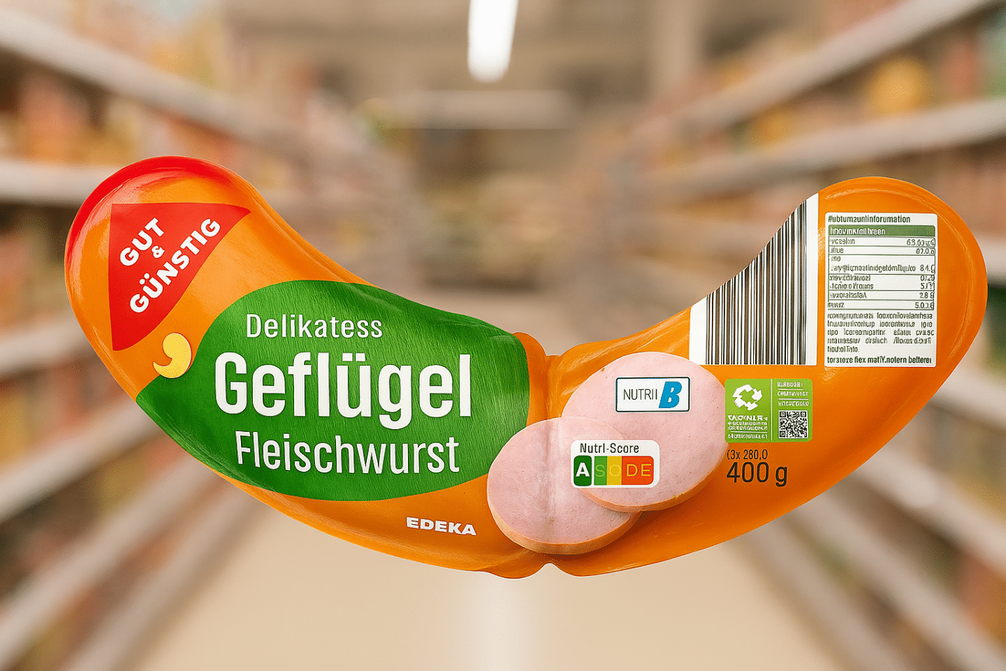 Nicht erhitzt! Edeka ruft Geflügel-Fleischwurst zurück – Warnung für 9 Bundesländer