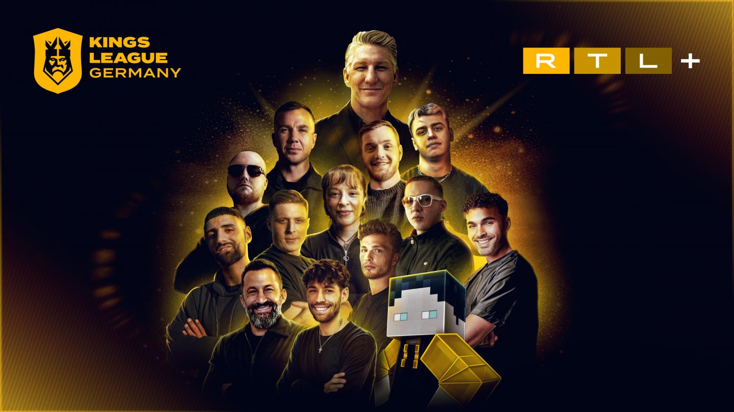 Schweini, Götze & Streaming-Stars: Kings League Germany startet live auf RTL+