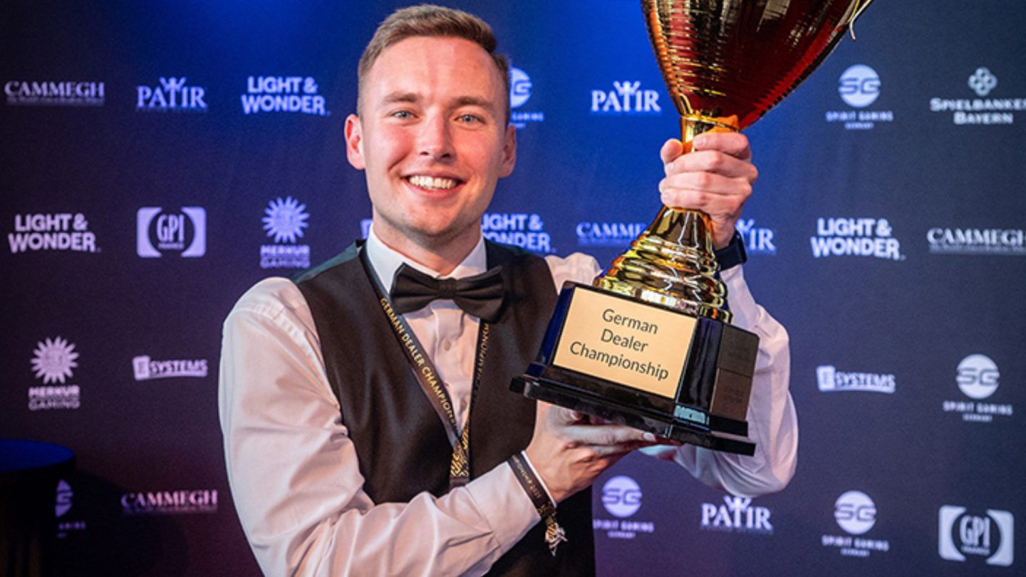 Er ist der beste Croupier Deutschlands – Joguncic aus Baden-Baden gewinnt Dealer-Championship 2025!