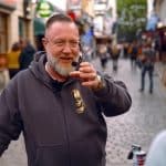 Koberer Fabian auf einer Kiez-Tour.