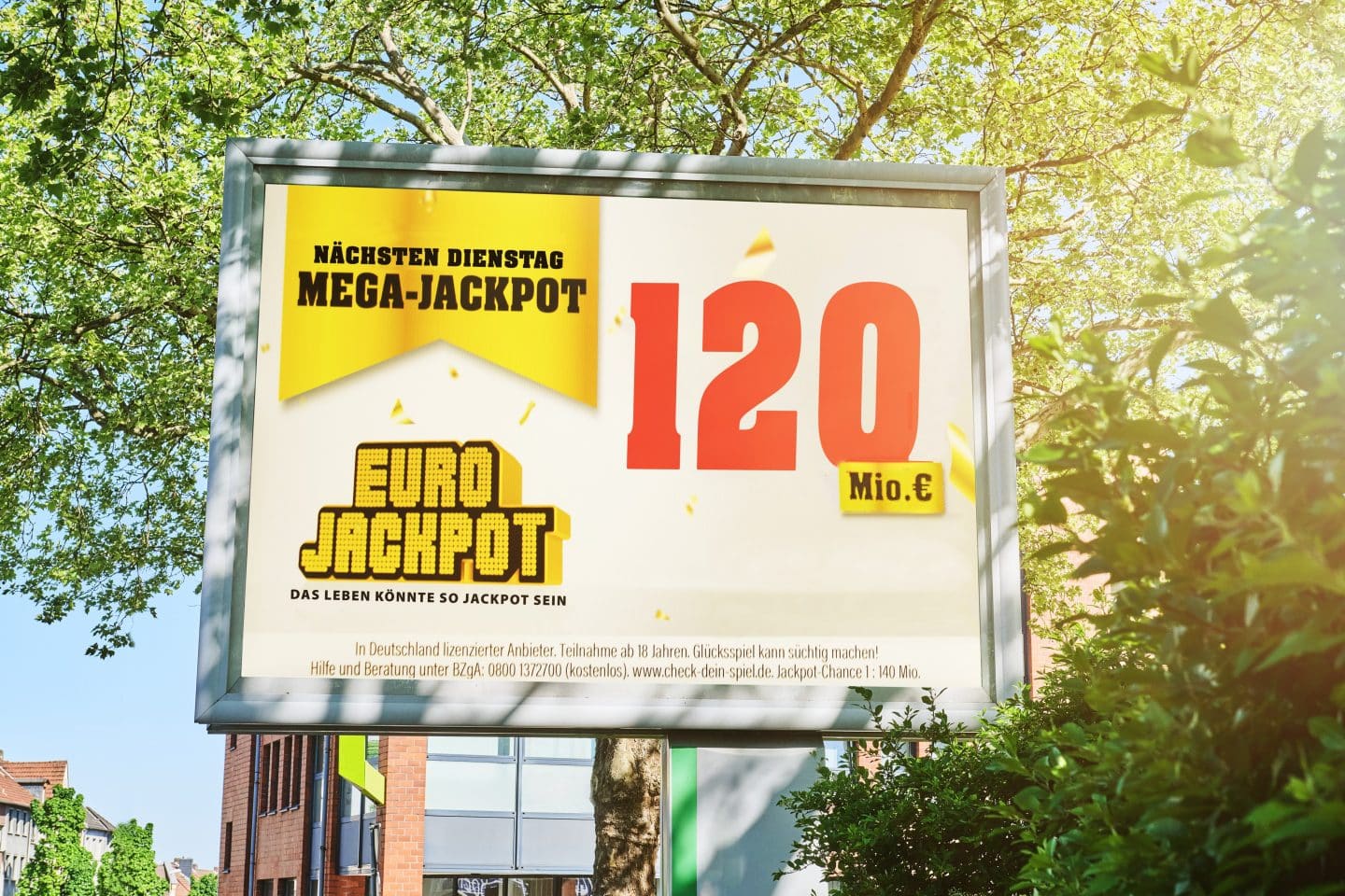 Eurojackpot nicht geknackt: der 120 Millionen Euro Mega-Jackpot wartet am Dienstag!