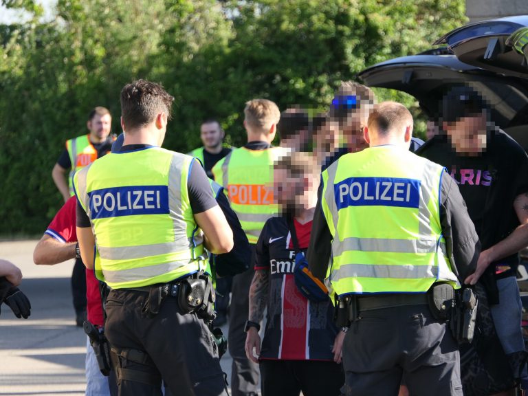 Großeinsatz vor dem Finale der Champions League: Polizei sichert Grenze zu Frankreich