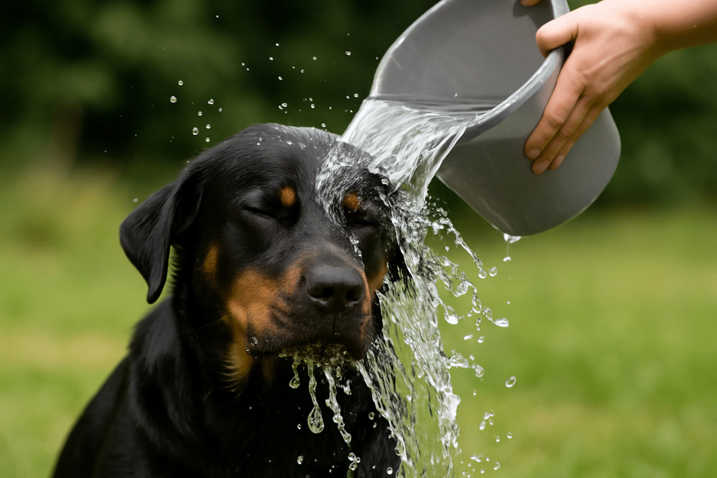 TikTok-Trend schockiert: „Ice Bucket Challenge“ mit Hunden löst heftige Kritik aus!